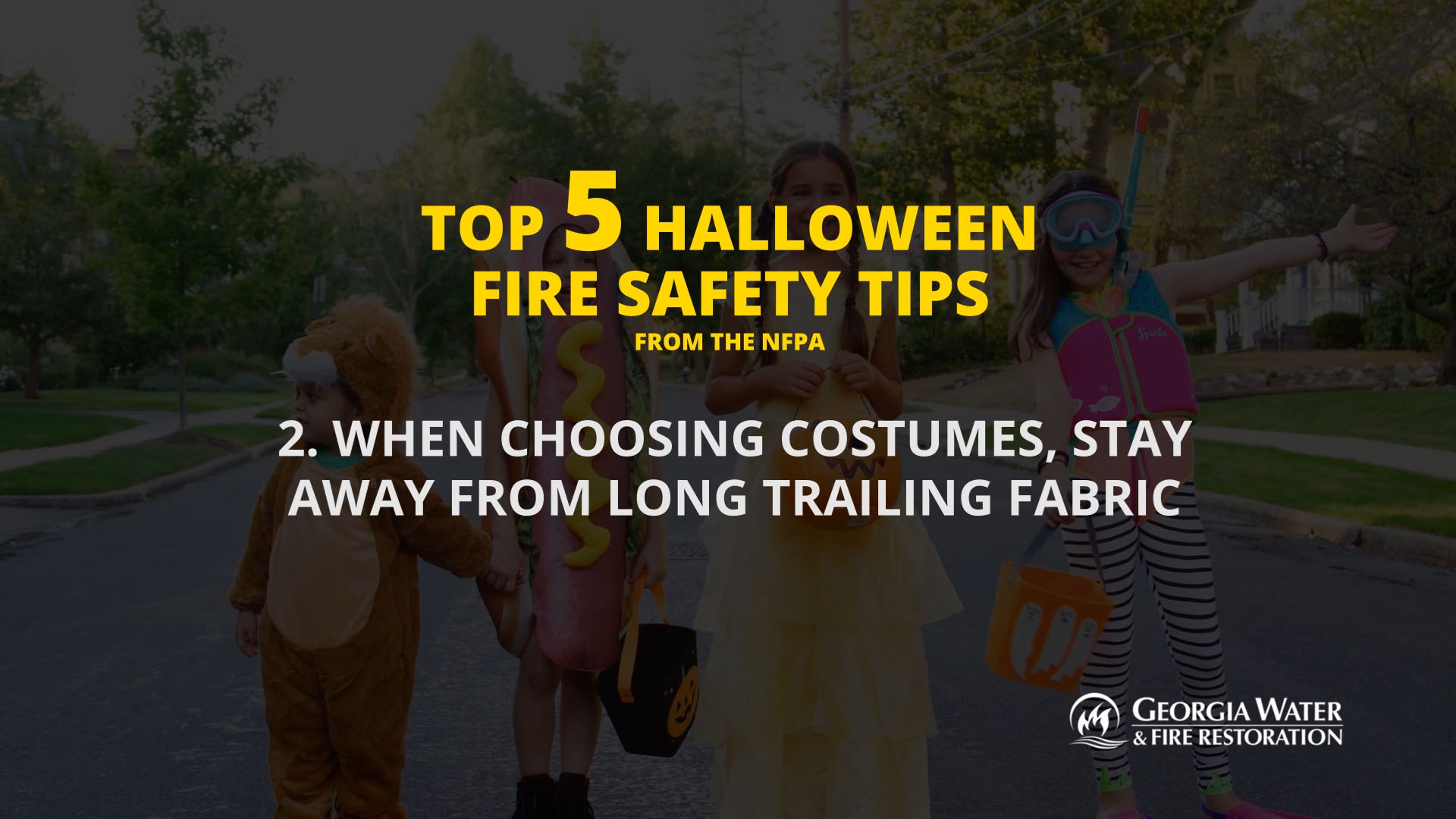 Halloween Safety Tips - Georgia Water And Fire